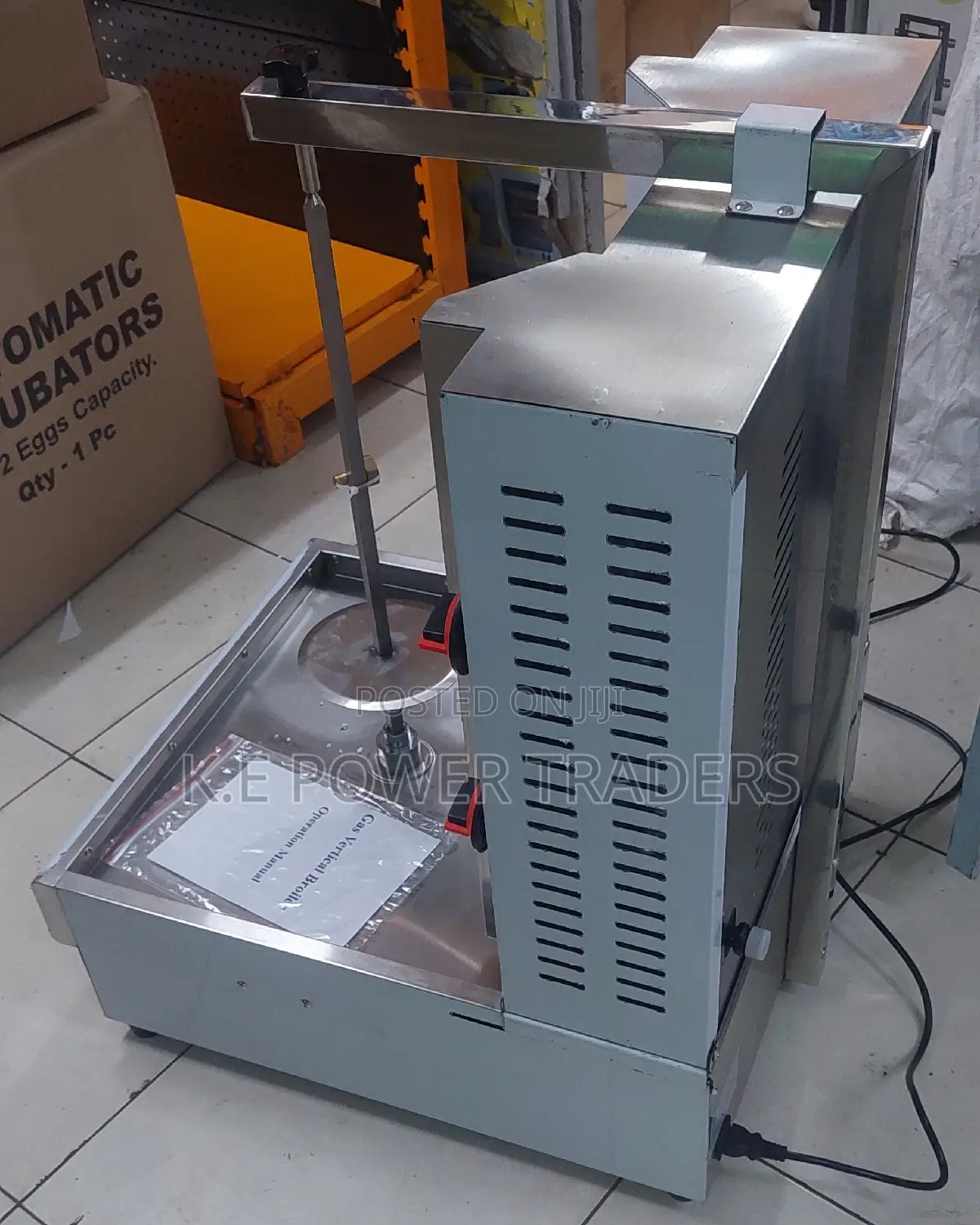 Stainless Steel 2 Burner Shawarma Machine