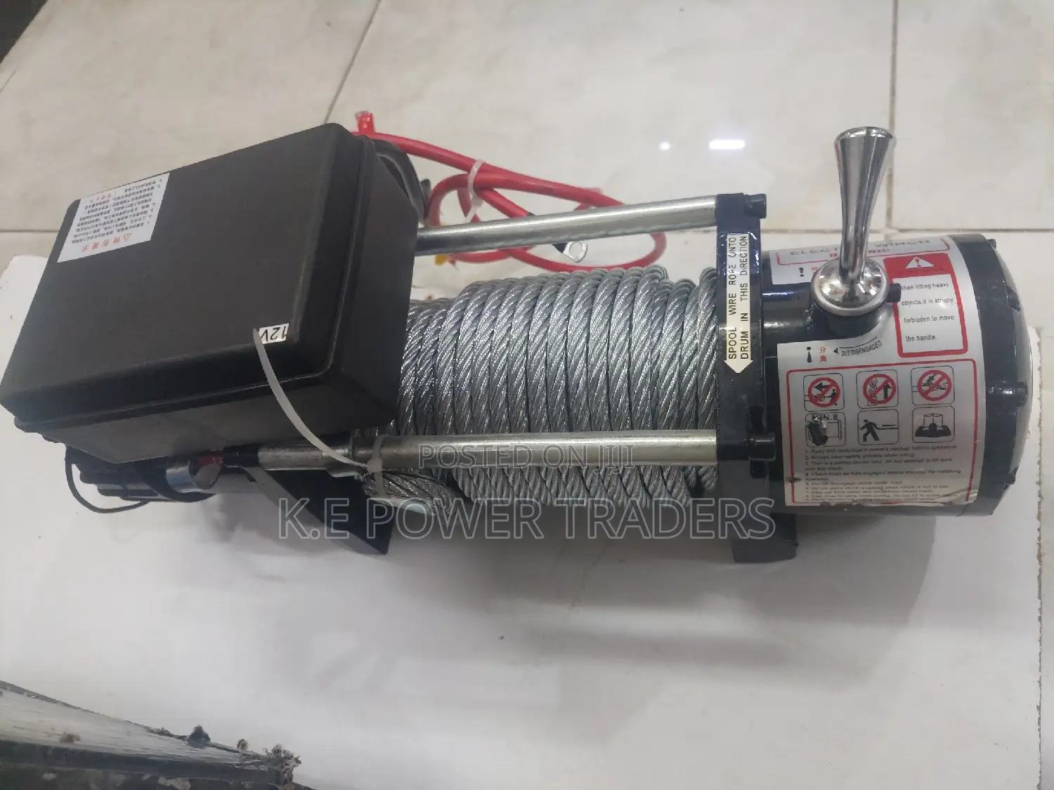 12v 7.5 Tonnes Electric Winch