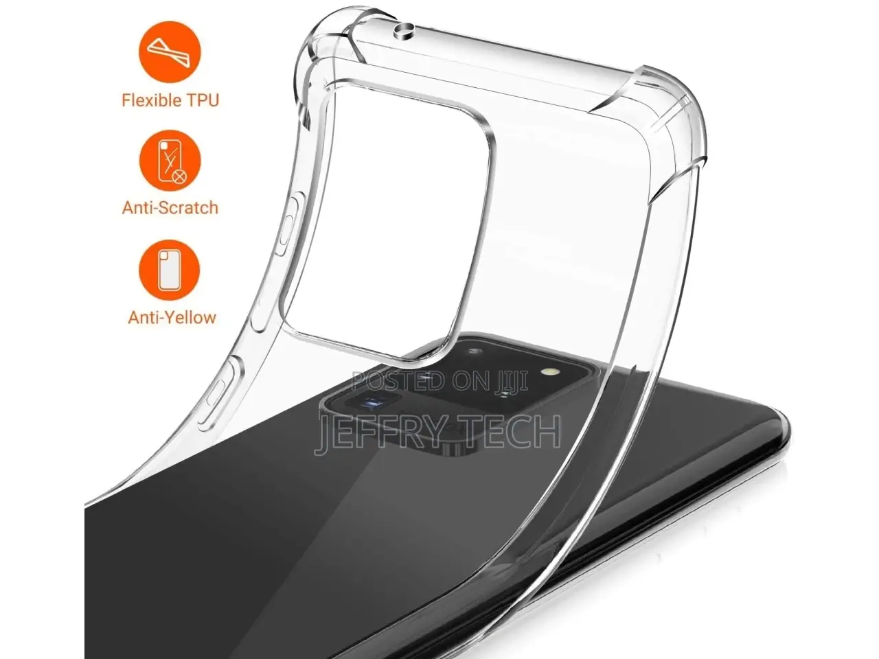 Samsung Galaxy S20 Ultra Crystal Clear Case Bumper Transpare