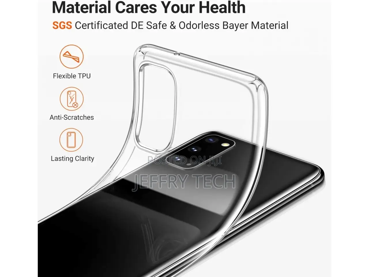 Samsung Galaxy S20 FE Rubber Case TPU Clear Case