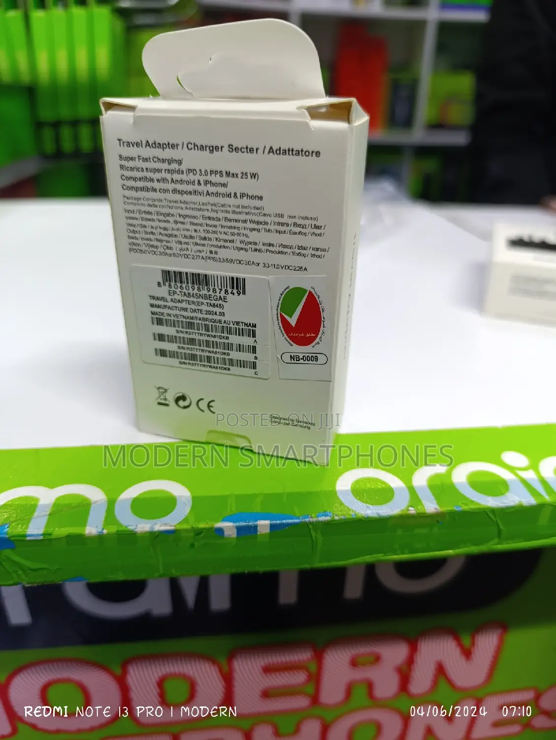 Samsung 25W Fast C to C Adapter