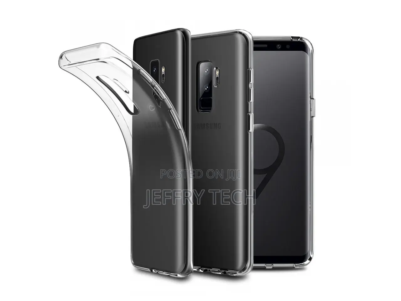 Samsung Galaxy S9+ Rubber Case TPU Clear Case