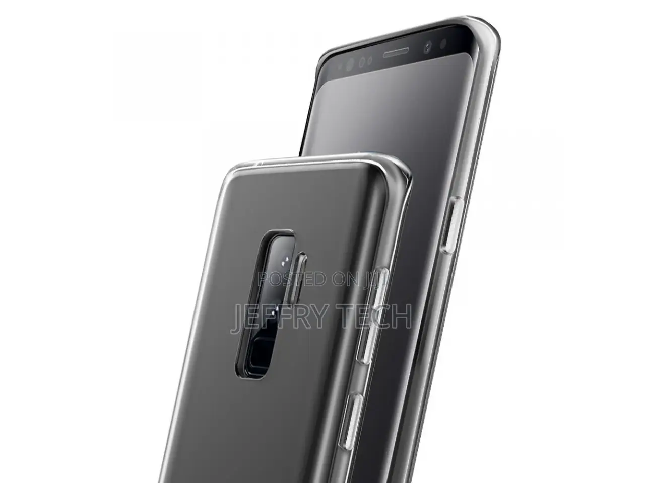 Samsung Galaxy S9+ Rubber Case TPU Clear Case