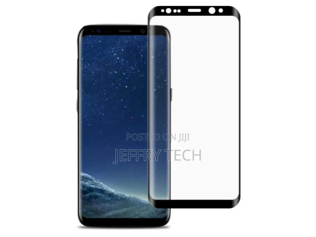 Samsung Galaxy S8 100% Full Screen Tempered Glass Protective