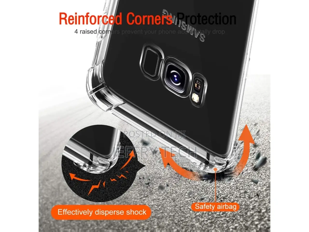Samsung Galaxy S8 Case Crystal Clear Case Bumper Transparent