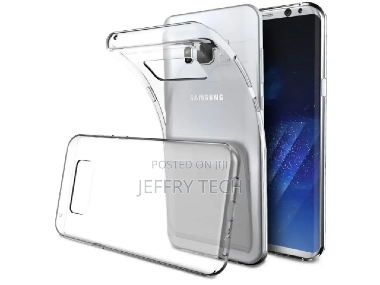 Samsung Galaxy S8+ Rubber Case TPU Clear Case