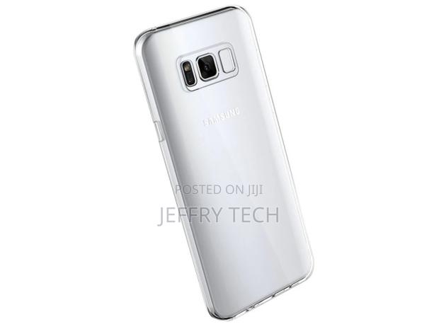 Samsung Galaxy S8+ Rubber Case TPU Clear Case - thumbnail 2