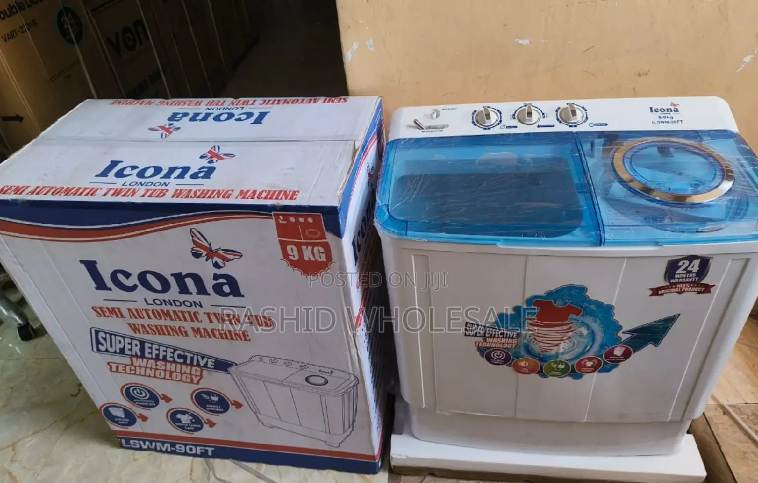 Icona Washing Machine.9.0kgs.