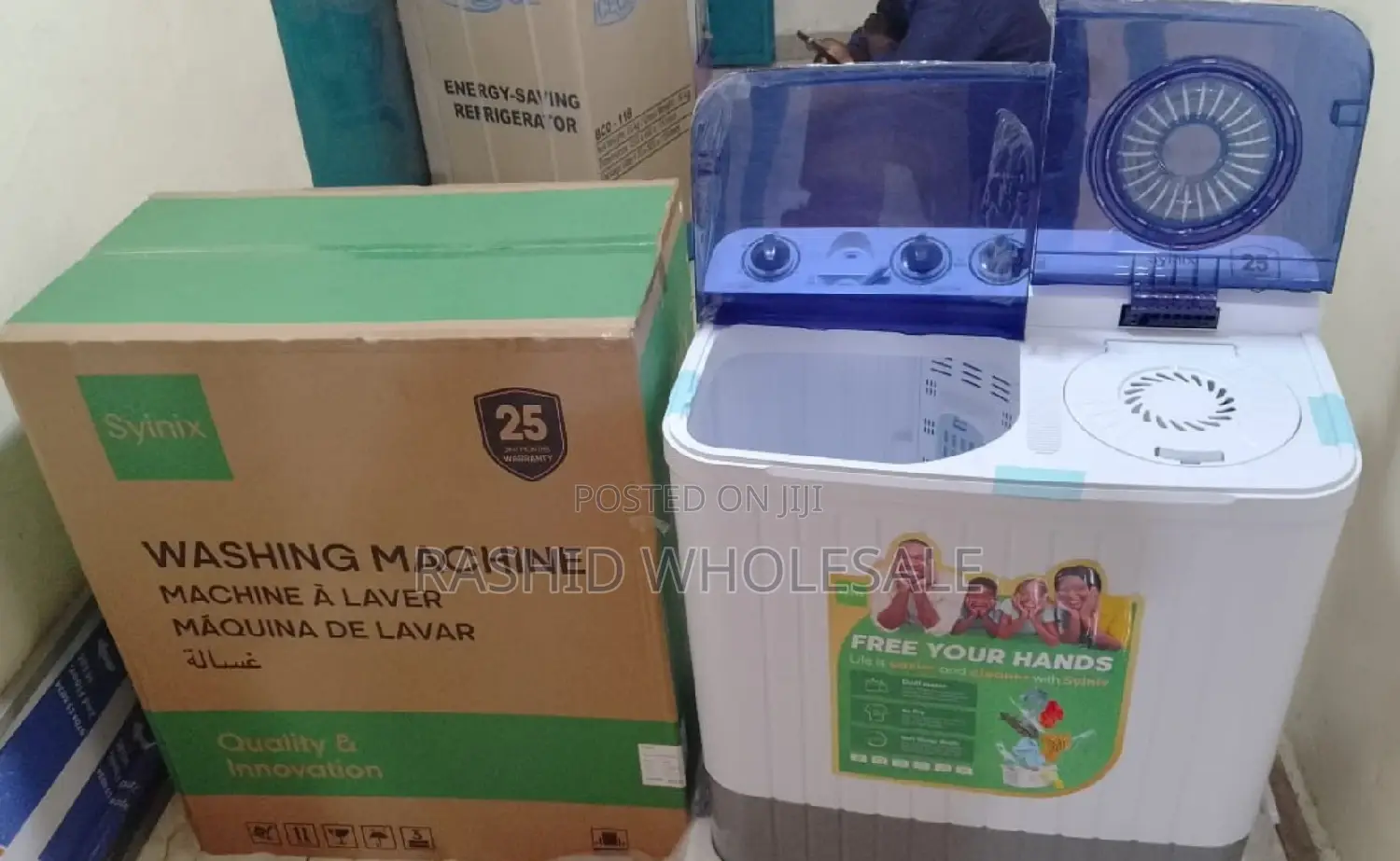 Washing Machine New Synix,10kgs.