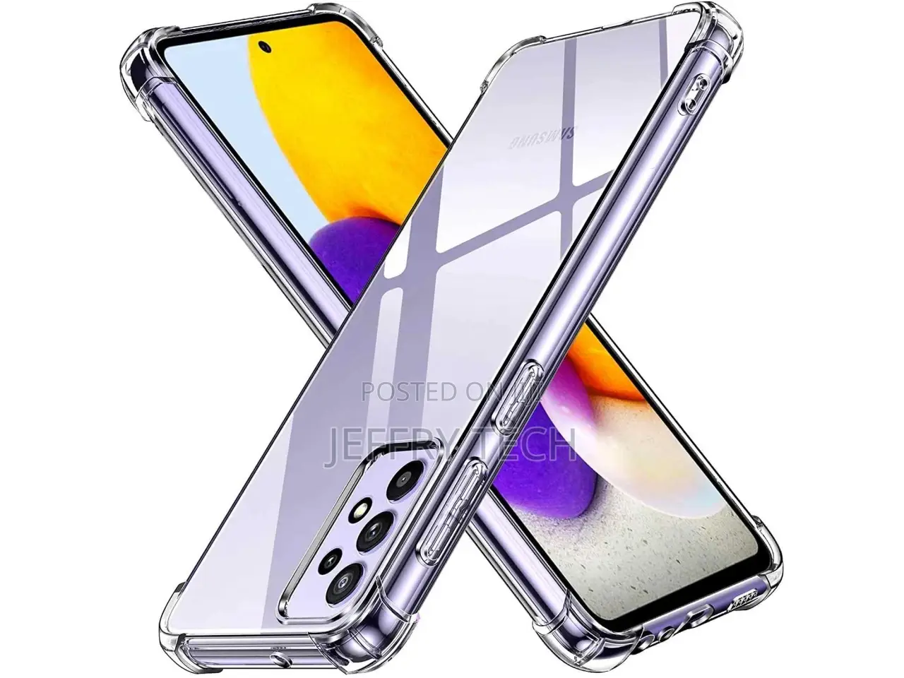 Samsung Galaxy A72 Case Crystal Clear Case Bumper Transparen