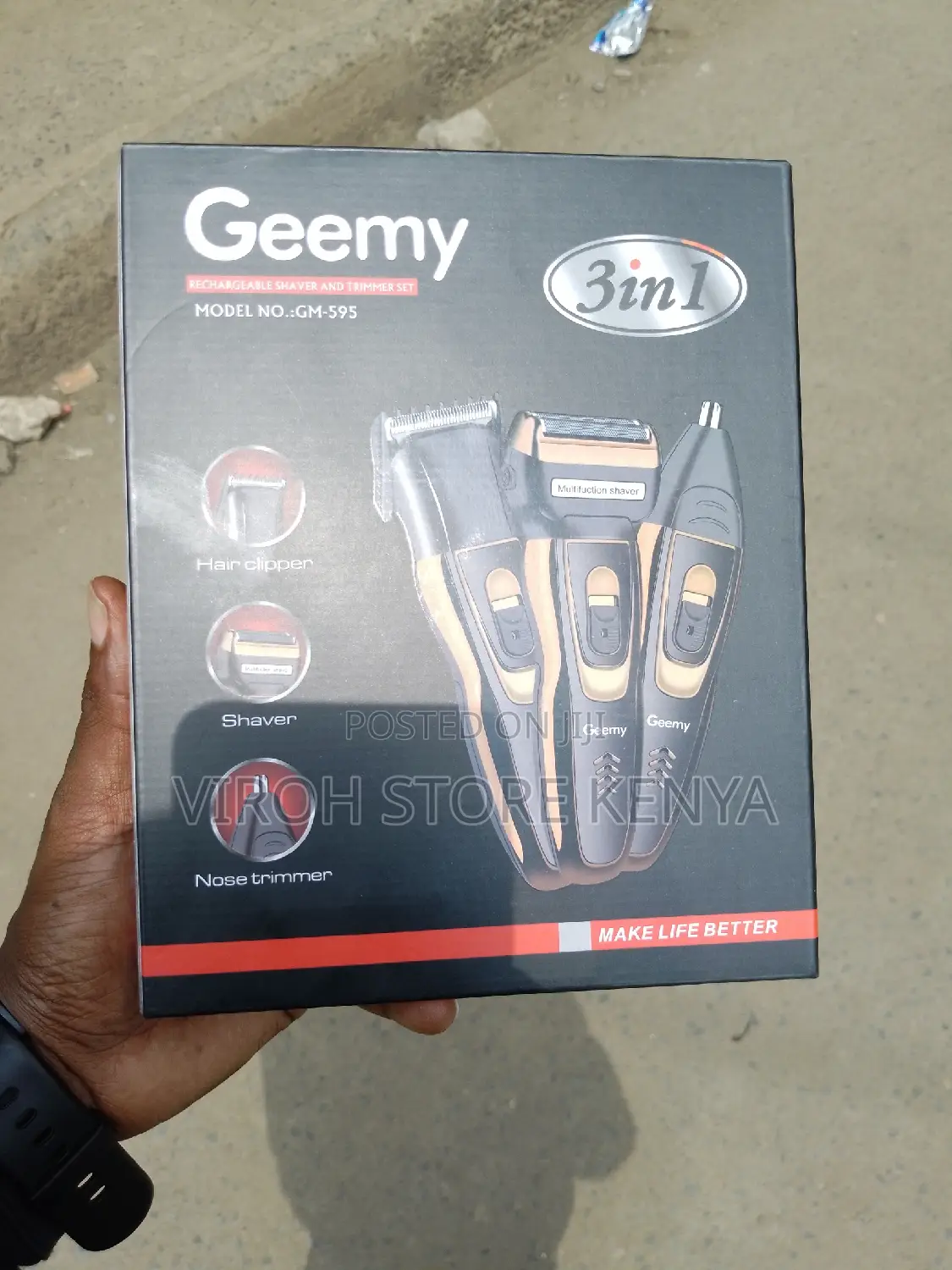 3 in 1 Shaver - Trimmer/Shaver/Nose Shaver