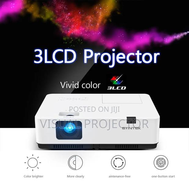 BYINTEK 3LED Projector With 3000 ANSI - main view