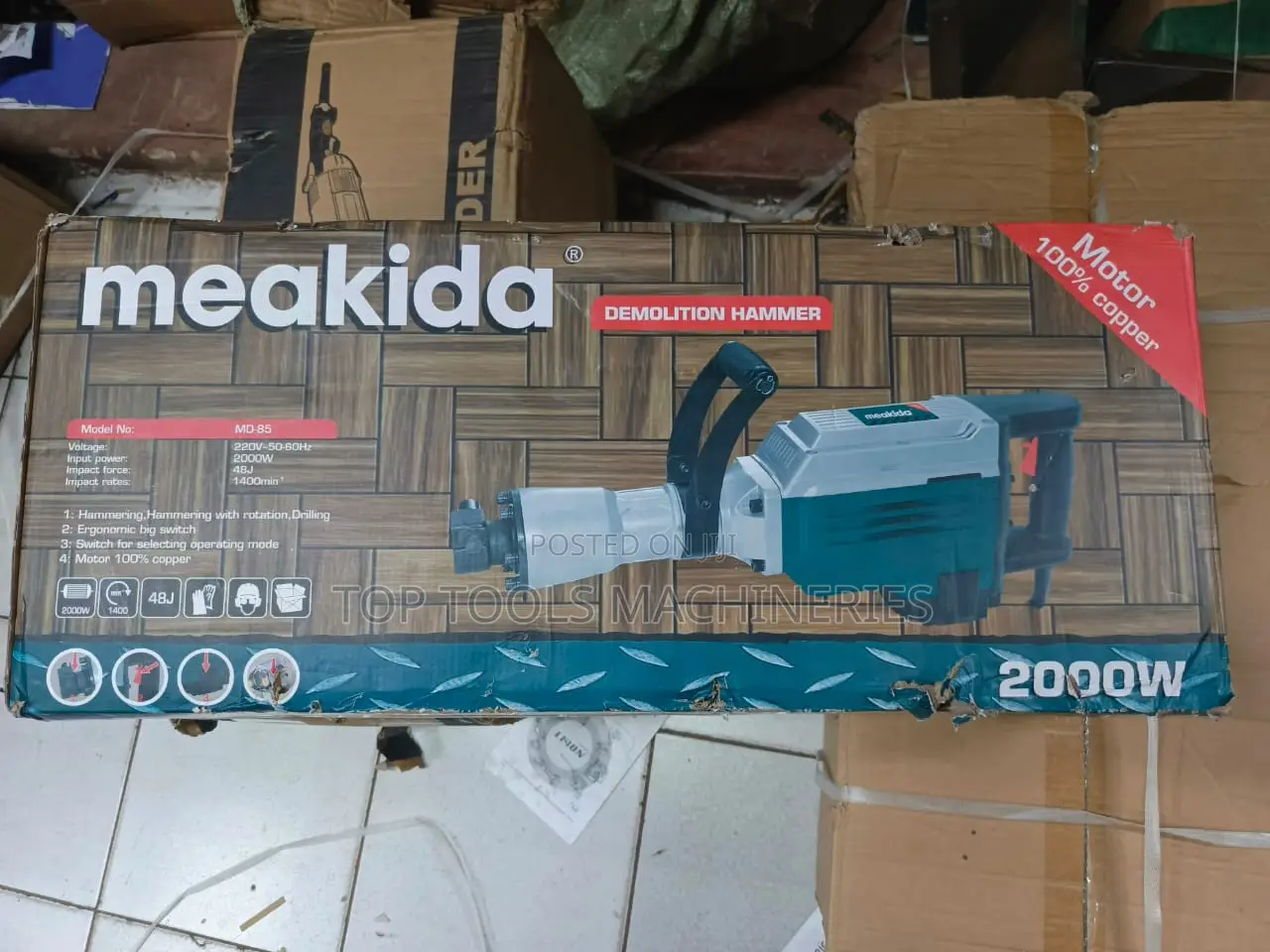 Meakida Demolition Hammer 2000watts