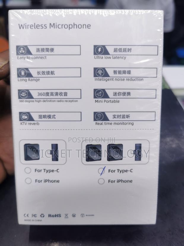 Type C R8 Wireless Lavalier Microphone - thumbnail 3