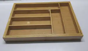Bamboo Expandable Cutlery Organizer