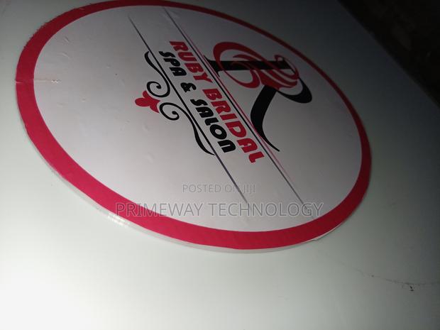 2D Perspex Signs With Lights - thumbnail 2