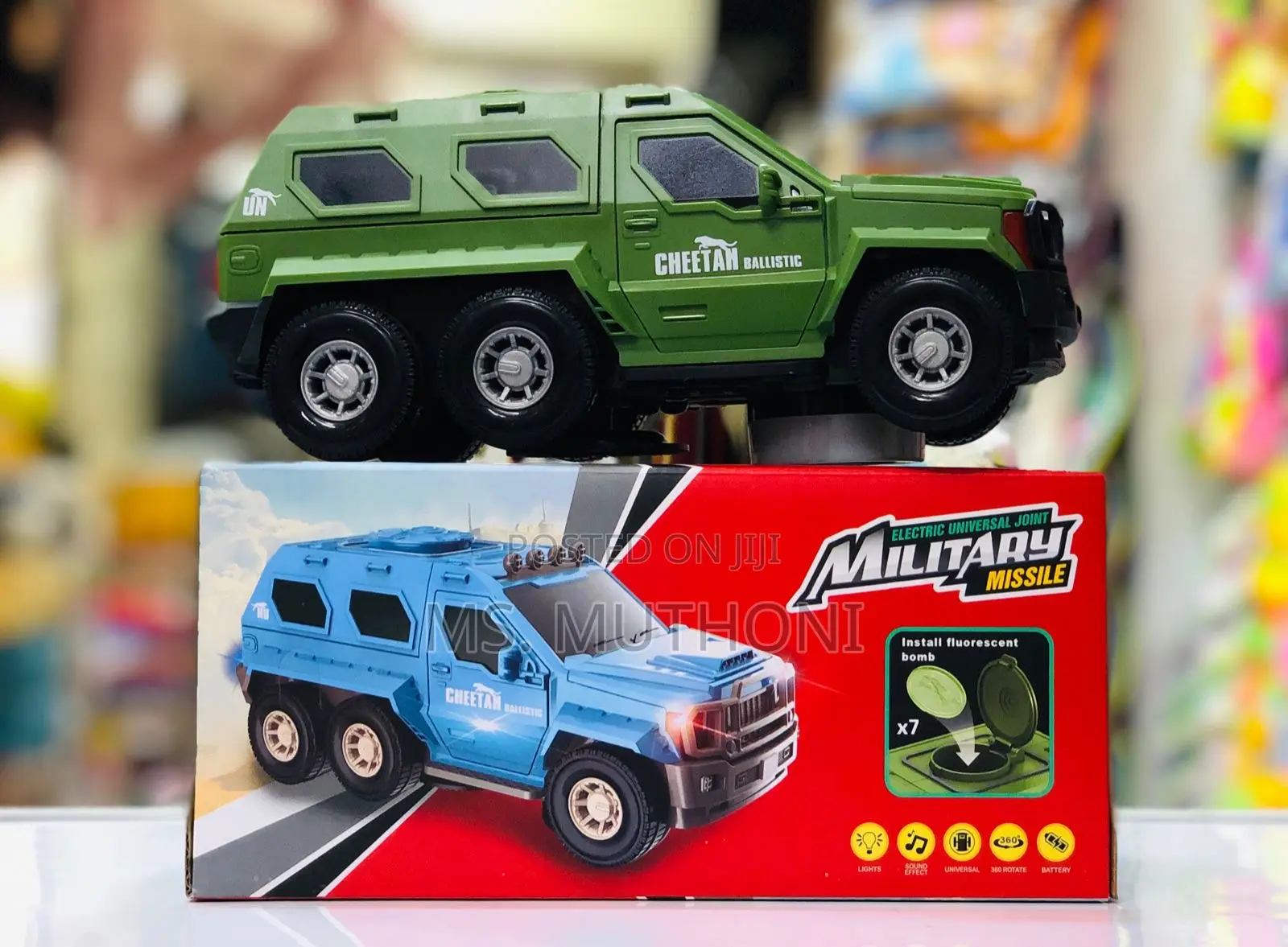 Military Missile Car Battery Operated at 1499