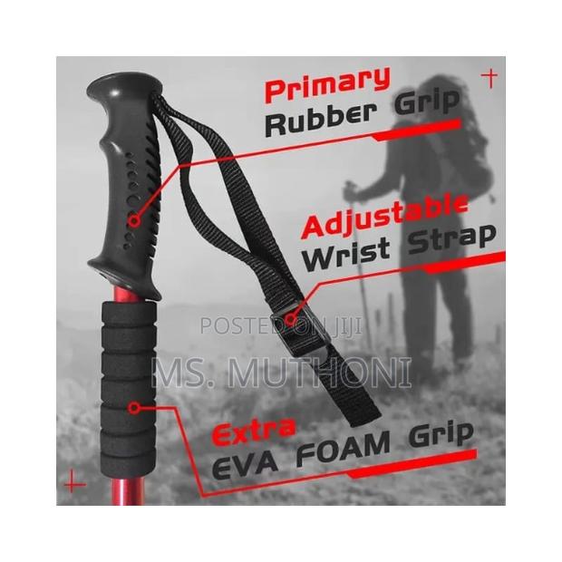 Hiking Stick Adjustable Aluminium Hiking Pole With Anti Shoc - thumbnail 4