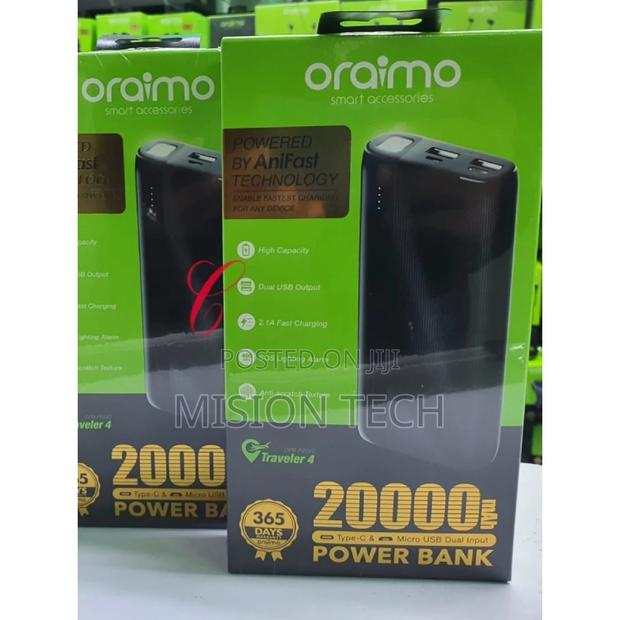 Oraimo Traveler 4 OPB-P204D 20,000mah Power Banks