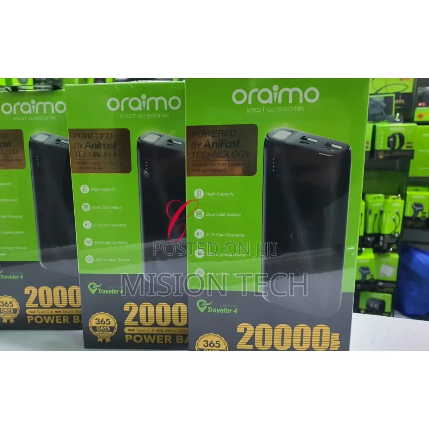Oraimo Traveler 4 OPB-P204D 20,000mah Power Banks