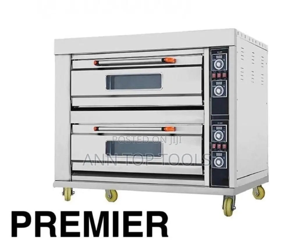 Premier Commercial Electric Oven Two Deck 4 Tray