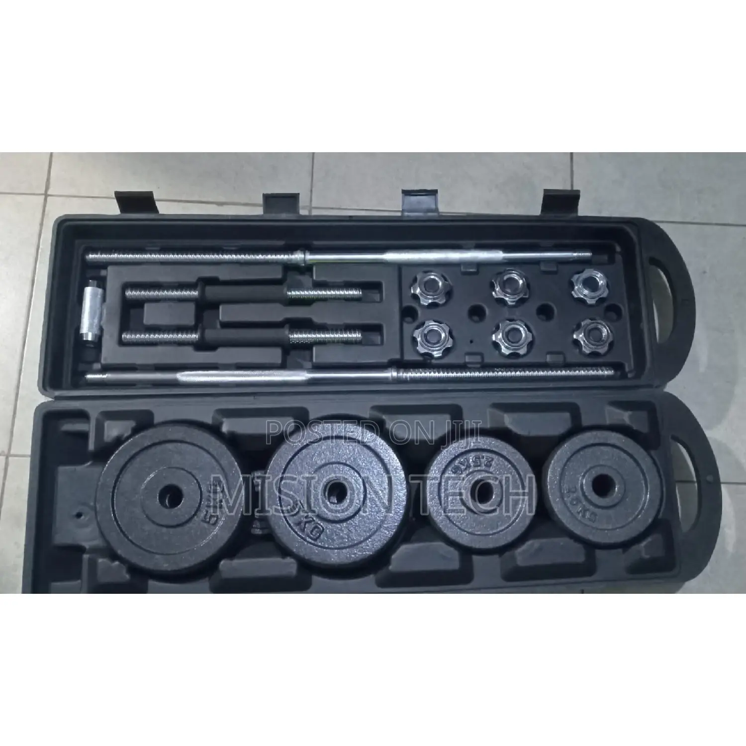 50kg Barbell and Dumbbell Set(With Case)