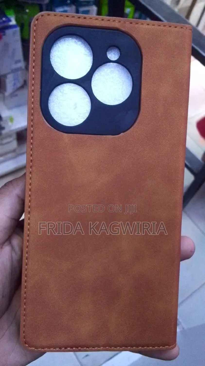 Tecno Spark 20 Pro Leather Flip Cover