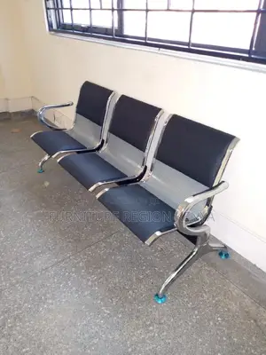 Three Seater Waiting Bench Padded