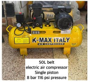 Electric Air Compressor 50L Single Piston - thumbnail 2