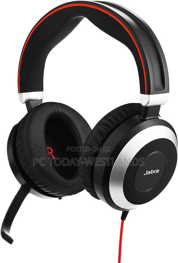 Jabra EVOLVE 80 Headset With Active Noise Cancellation - thumbnail 10