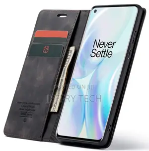 BOUNCEBACK� Oneplus 8 Case Cover Flip Flap Back Stand Case/C