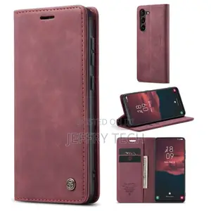 Caseme Samsung GALAXY S23 Vintage Case - Wine Red