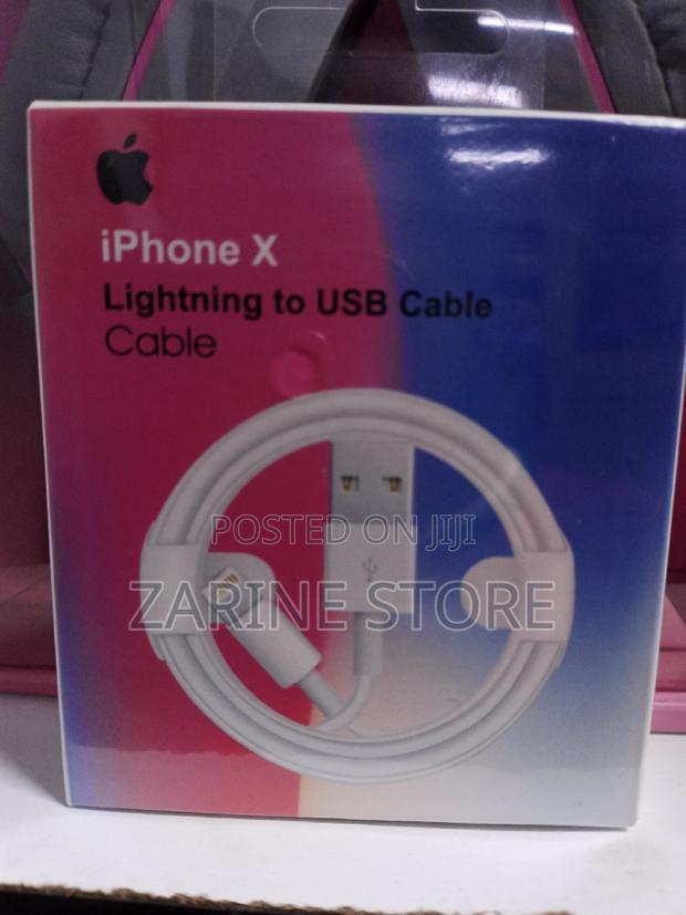 iPhonex Lightening to USB Cable 1 Metres Long - thumbnail 3