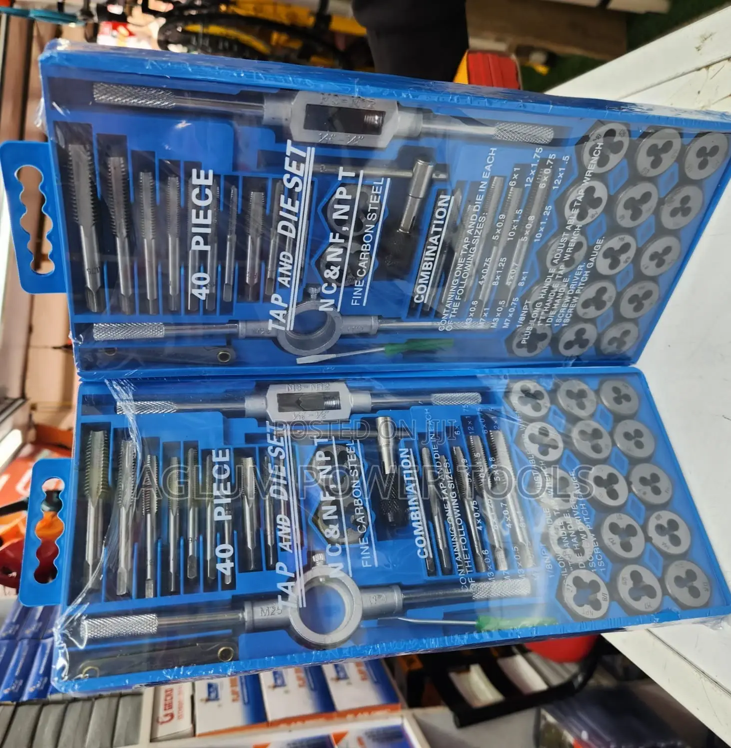 Die Stock 40 Pieces Tap and Die Stock