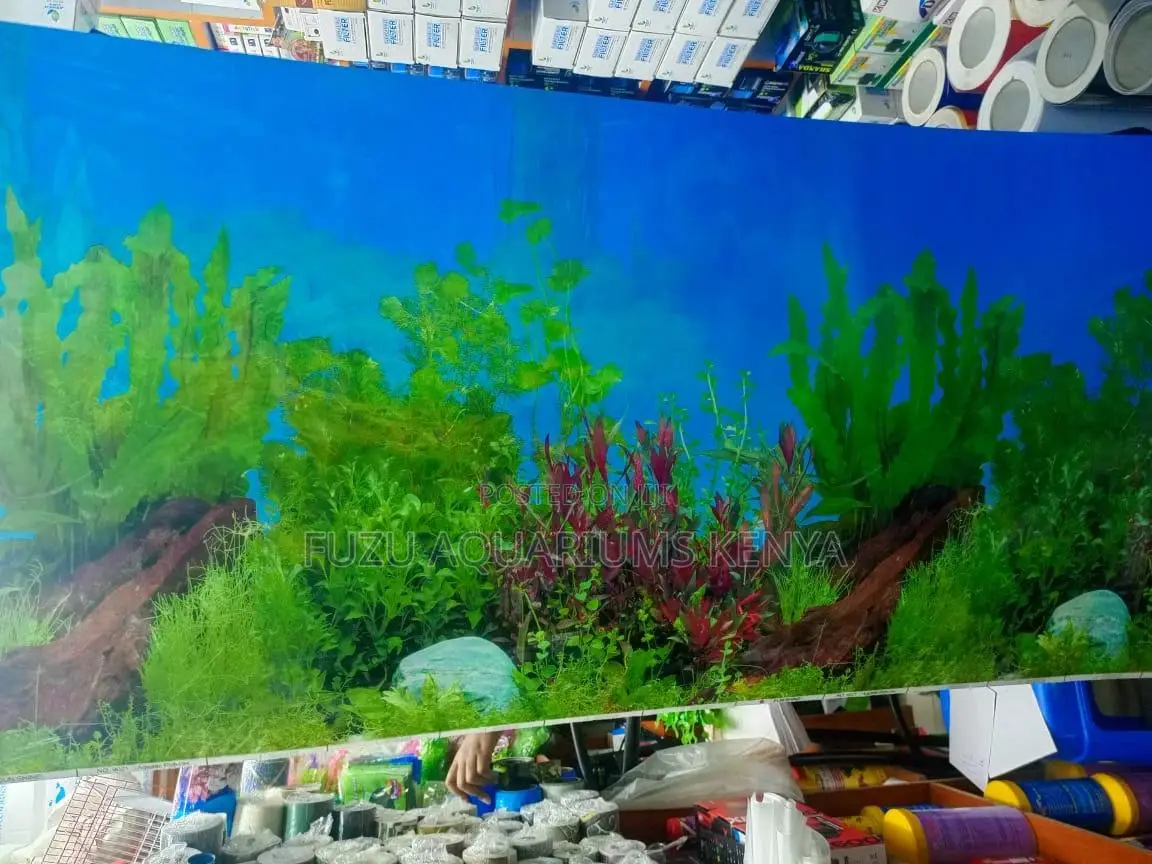 Aquarium Background - With Greenery