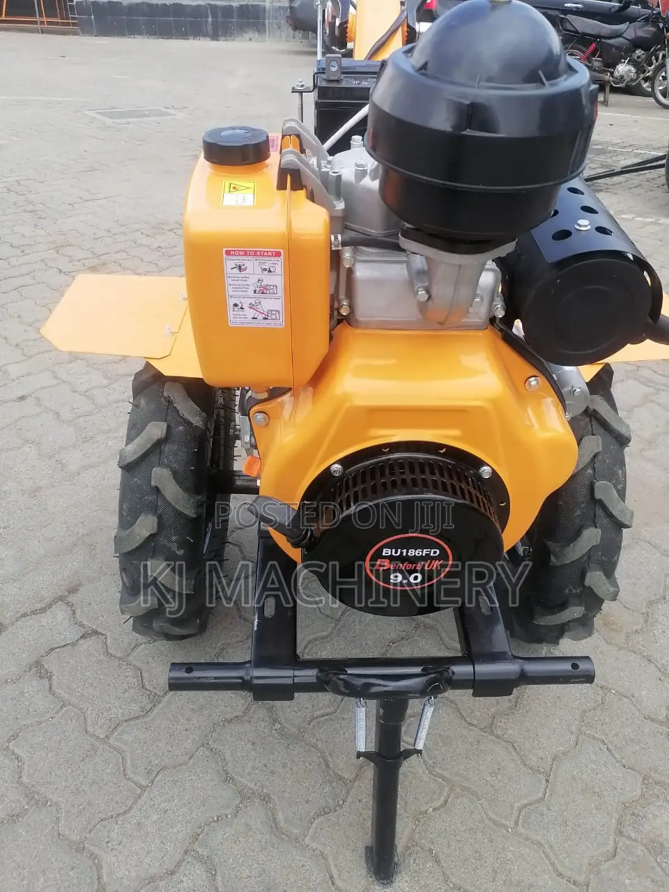 Diesel Powered Walking Tractor 9.0hp Heavy Duty