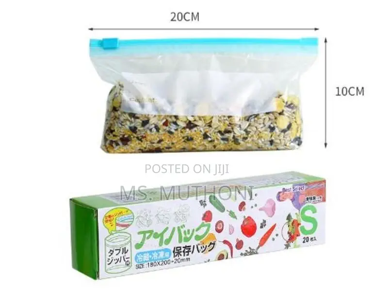 703062 Fridge Bags With Zipper 20pcs