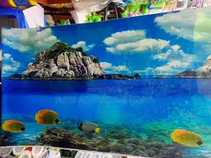 Aquarium Background - Mountainous