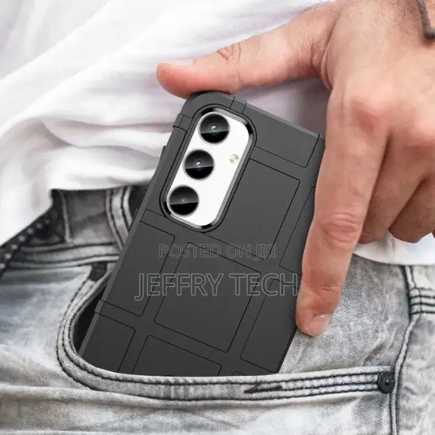Rugged Shield Samsung GALAXY A35 Cover - Black