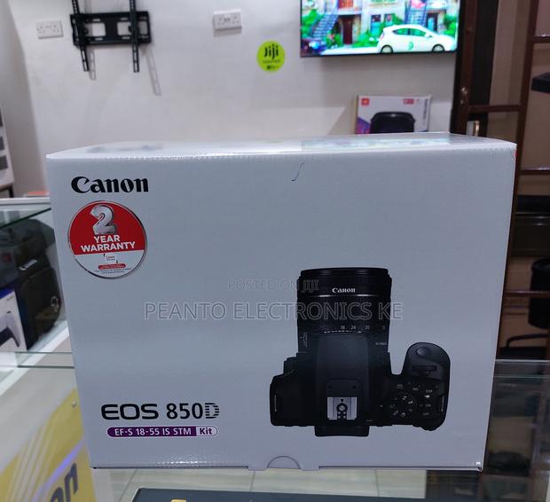 Canon EOS 850D DSLR Camera With 18-55mm STM Lens - main view