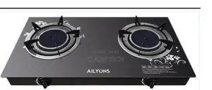 Ailyons 2 Burner Glass Infrared Top Table Gas Cooker