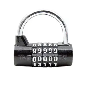 U-shaped Combination Lock, 5 Digit Security Travel Password