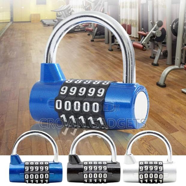5 Digit Security Travel Password Padlock for Outdoor Safety