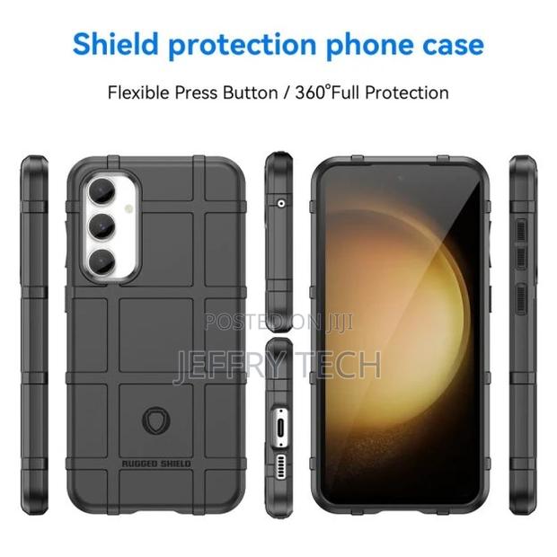 Rugged Shield Case - Samsung GALAXY S23 Fe - Black - thumbnail 2