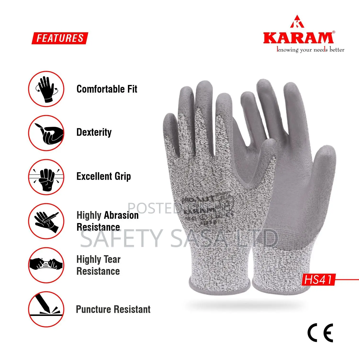 Anti Cut Resistant Gloves