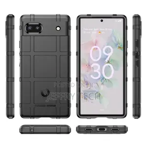 Rugged Shield Case - Google Pixel 6A - Black