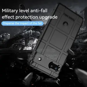 Rugged Shield Case - Google Pixel 6A - Black