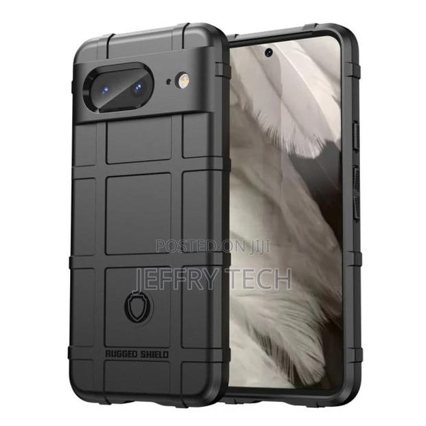 Rugged Shield Case - Google Pixel 8 - Black - main view