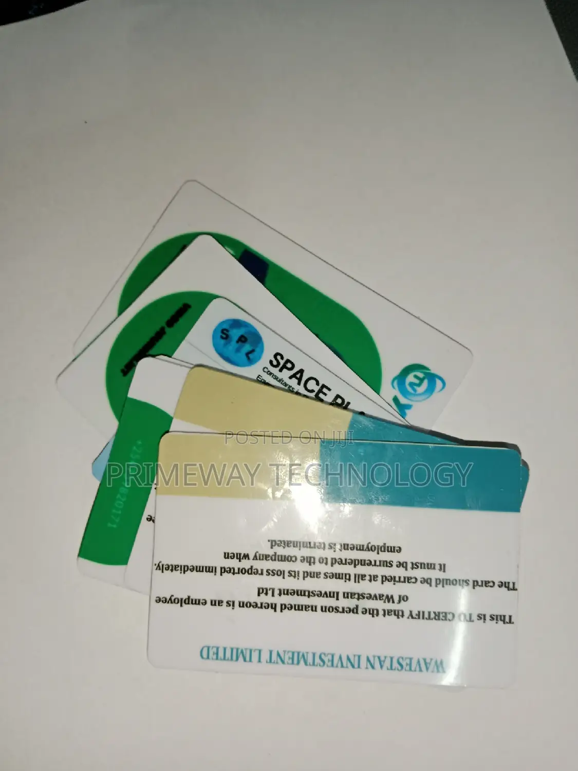 Plastic Staff Id Cards Printing