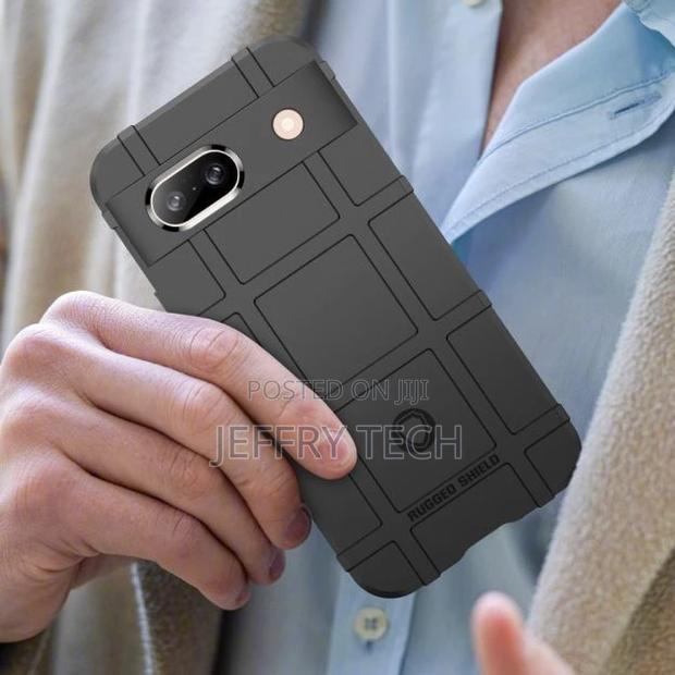 Rugged Shield Google Pixel 8A Cover - Black - thumbnail 2